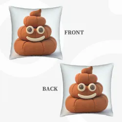 Copri-cuscino in peluche con emoji carini - Okomall