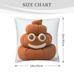 Copri-cuscino in peluche con emoji carini - Okomall