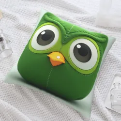 Funda de Almohada de Peluche de Dibujos Animados Adorable - Okomall