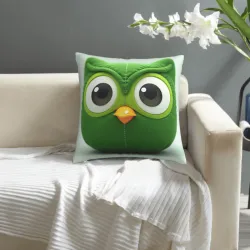 Funda de Almohada de Peluche de Dibujos Animados Adorable - Okomall