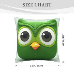 Funda de Almohada de Peluche de Dibujos Animados Adorable - Okomall