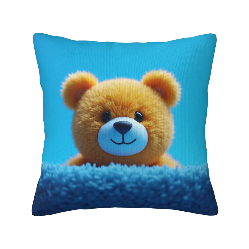 Housse de coussin en peluche double face - [Nom du motif] | OKOMALL