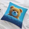 Housse de coussin en peluche double face - [Nom du motif] | OKOMALL