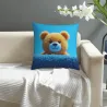 Housse de coussin en peluche double face - [Nom du motif] | OKOMALL