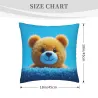 Housse de coussin en peluche double face - [Nom du motif] | OKOMALL