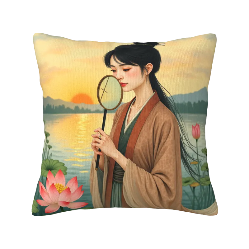 Housse de coussin Shui Mo Mei Ren - Okomall