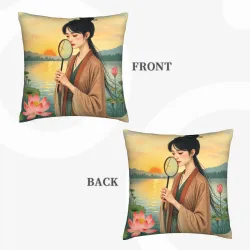 Housse de coussin Shui Mo Mei Ren - Okomall