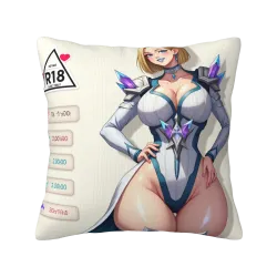 Housse de coussin anime fille - 18x18 pouces | Okomall
