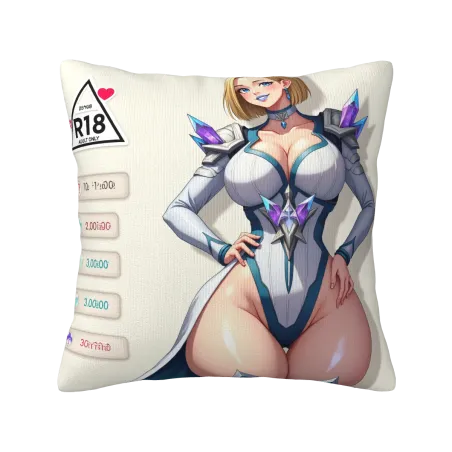 動漫少女抱枕套 - 18x18英寸 | Okomall