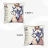 애니메이션 소녀 쿠션 커버 - 18x18인치 | Okomall