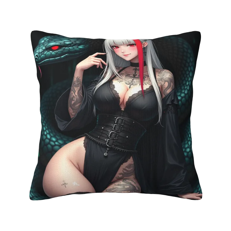 Mystic Shadow Plush Pillow Cover - Okomall