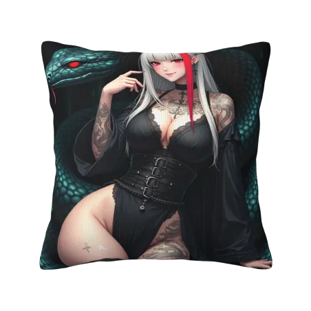 Mystic Shadow Plush Pillow Cover - Okomall