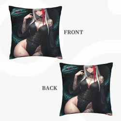 Funda de cojín de felpa de doble cara con diseño de Phantom - Okomall