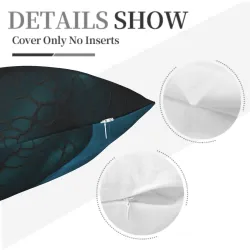Housse de coussin en peluche avec visage craquelé - Décoration intérieure personnalisée | OkoMall