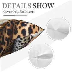 Funda de cojín de felpa con retrato elegante de mujer - Okomall