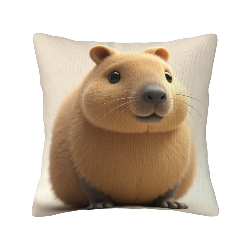 Fluffy Double-Sided Printed Pillow Cover - 18x18 inches | OKOMALL