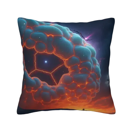 星夜奇境毛絨抱枕套 - Okomall