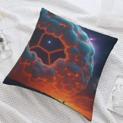 Funda de Almohada de Peluche 'Paisaje Estelar' - Okomall