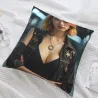 Funda de cojín de felpa de arte geométrico abstracto - Okomall