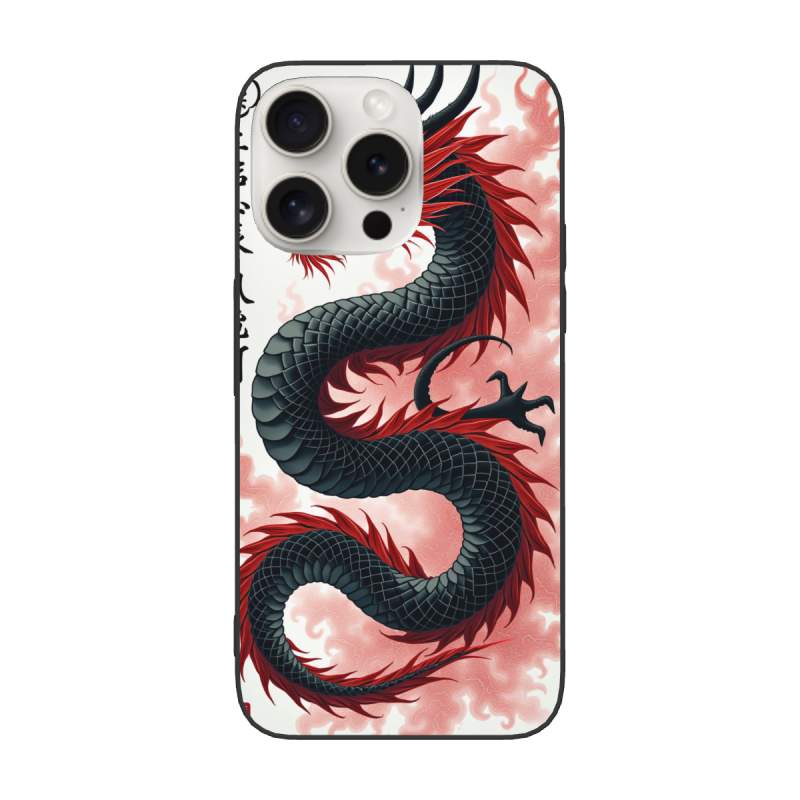 龙纹iPhone 15 Pro/Pro Max手机壳 - okomall.com