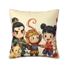 頑皮猴子毛絨抱枕套 - OkOmall