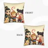 Housse de coussin en peluche singe espiègle - OkOmall