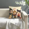 Coperta di cuscino in peluche scimmietta birichina - OkOmall