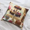 Romantic Floral Plush Pillow Cover - Okomall