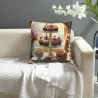 Romantic Floral Plush Pillow Cover - Okomall