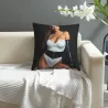 غطاء وسادة ناعم بتصميم امرأة جذابة - Okomall