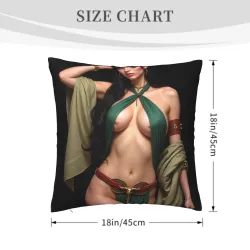 Alien Goddess Plush Pillow Cover - Okomall