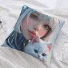 夢幻少女毛絨抱枕套 - Okomall
