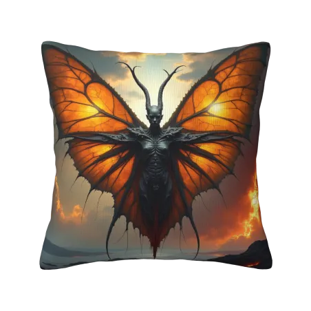 Housse de Coussin Peluche Apocalypse Démon - Okomall