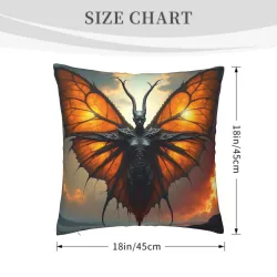 Funda de Almohada de Peluche Apocalipsis Demonio - Okomall