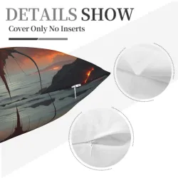 Funda de Almohada de Peluche Apocalipsis Demonio - Okomall