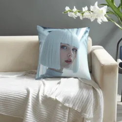 Fashion Portrait Plush Pillow Cover - Okomall