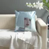 Funda de cojín de felpa con retrato de moda - Okomall