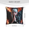 Exquisite Girl Plush Pillow Cover - Okomall
