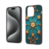 奢华花卉纹理 iPhone 15/Pro/Max 手机壳 - okomall