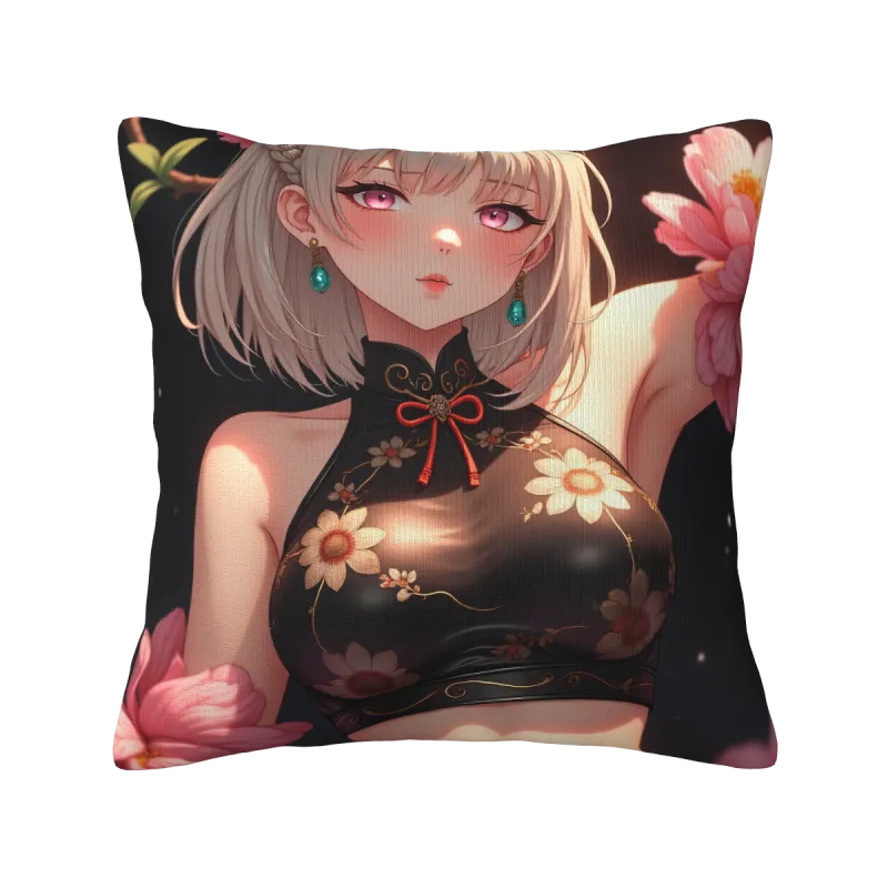 Funda de cojín de chica de ensueño - Okomall