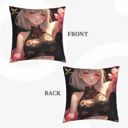 Funda de cojín de chica de ensueño - Okomall