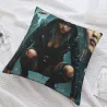 Housse de Coussin en Peluche 'Ombre Nocturne' - Okomall