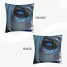 Housse de coussin en peluche avec portrait féminin magnifique - Okomall