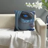 Housse de coussin en peluche avec portrait féminin magnifique - Okomall