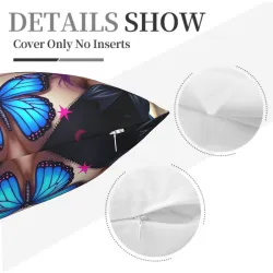 Funda de cojín con chica - Okomall