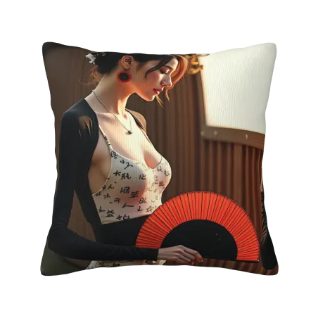 Scenic Beauty Double-Sided Plush Pillow Cover - Okomall