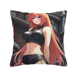 Funda de cojín de peluche de anime - 18x18 pulgadas | Okamall