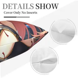 动漫毛绒抱枕套 - 18x18英寸 | Okamall