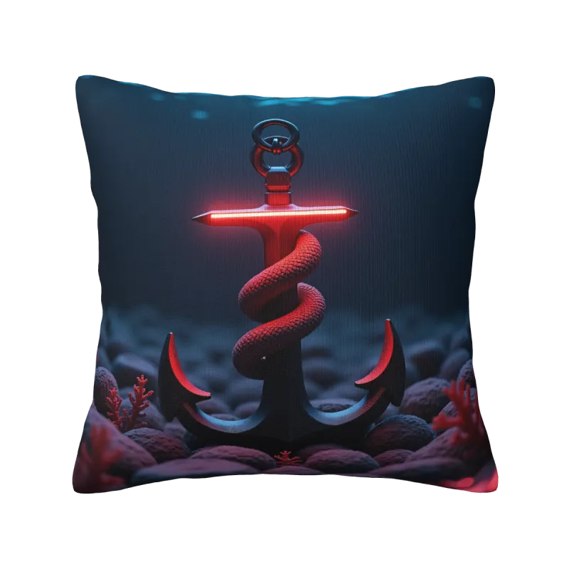 심해 안개의 плюшевая подушка 커버 - 18x18인치 | OKOMALL