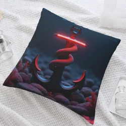 심해 안개의 плюшевая подушка 커버 - 18x18인치 | OKOMALL